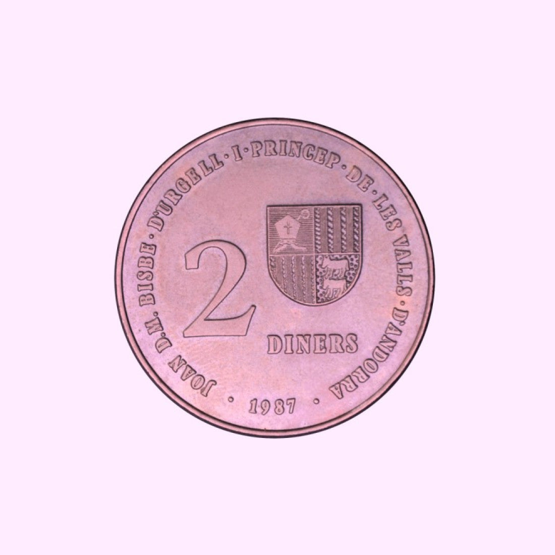 ΑΝΔΟΡΡΑ - 2 Diners 1987, Ολυμπιακοί Αγώνες. KM# 46.1