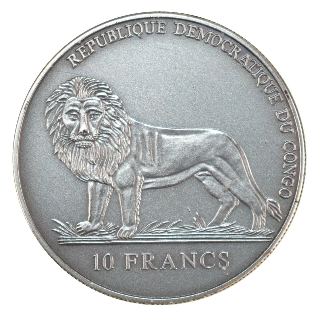 ΚΟΝΓΟ DEM. ΜΑΛΛΟΜΕΤΑΞΟ ΥΦΑΣΜΑ. - 10 Φράγκα ND(2004), Nautical Calendar, UNC