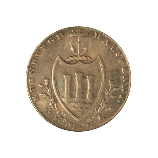 ΜΕΓΑΛΗ ΒΡΕΤΑΝΙΑ - 1790 Εδιμβούργο, 1/2 Penny Token, VF