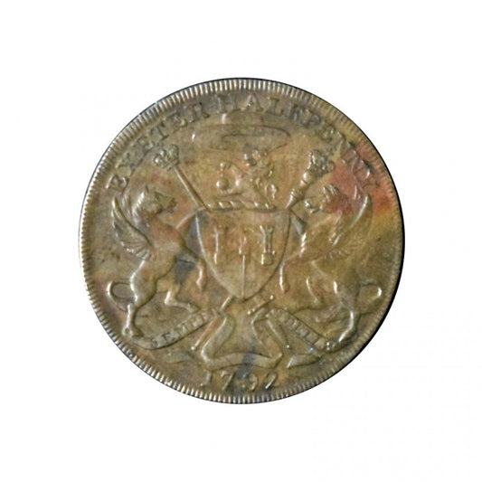ΜΕΓΑΛΗ ΒΡΕΤΑΝΙΑ - 1792 Exeter, 1/2 Penny Token, VF+