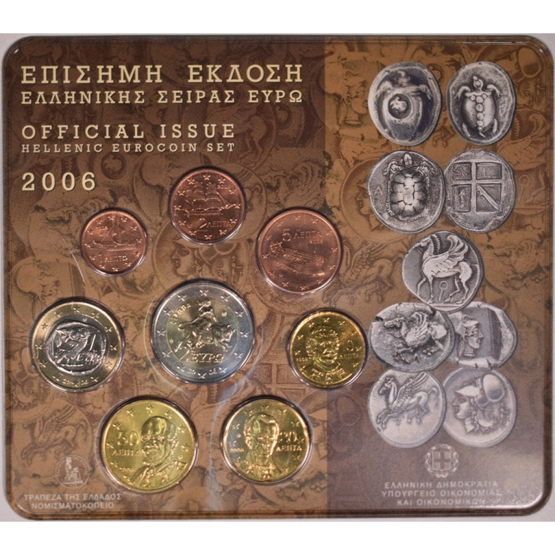 2006 - Blister - σειρά νομισμάτων ευρώ.