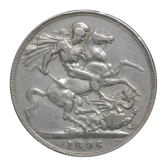 ΜΕΓΑΛΗ ΒΡΕΤΑΝΙΑ - Crown 1896 LX, VF, KM# 783