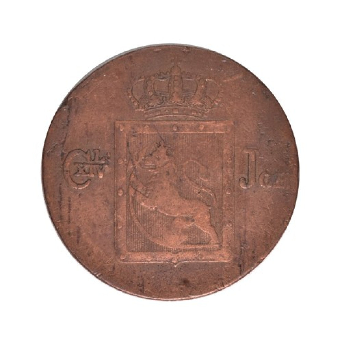 ΝΟΡΒΗΓΙΑ - 2 Skilling 1832 F-VF