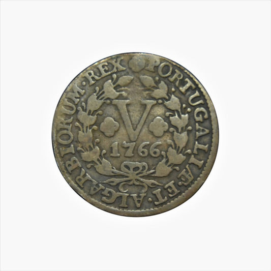ΠΟΡΤΟΓΑΛΙΑ - 5 Reis 1766, F-VF