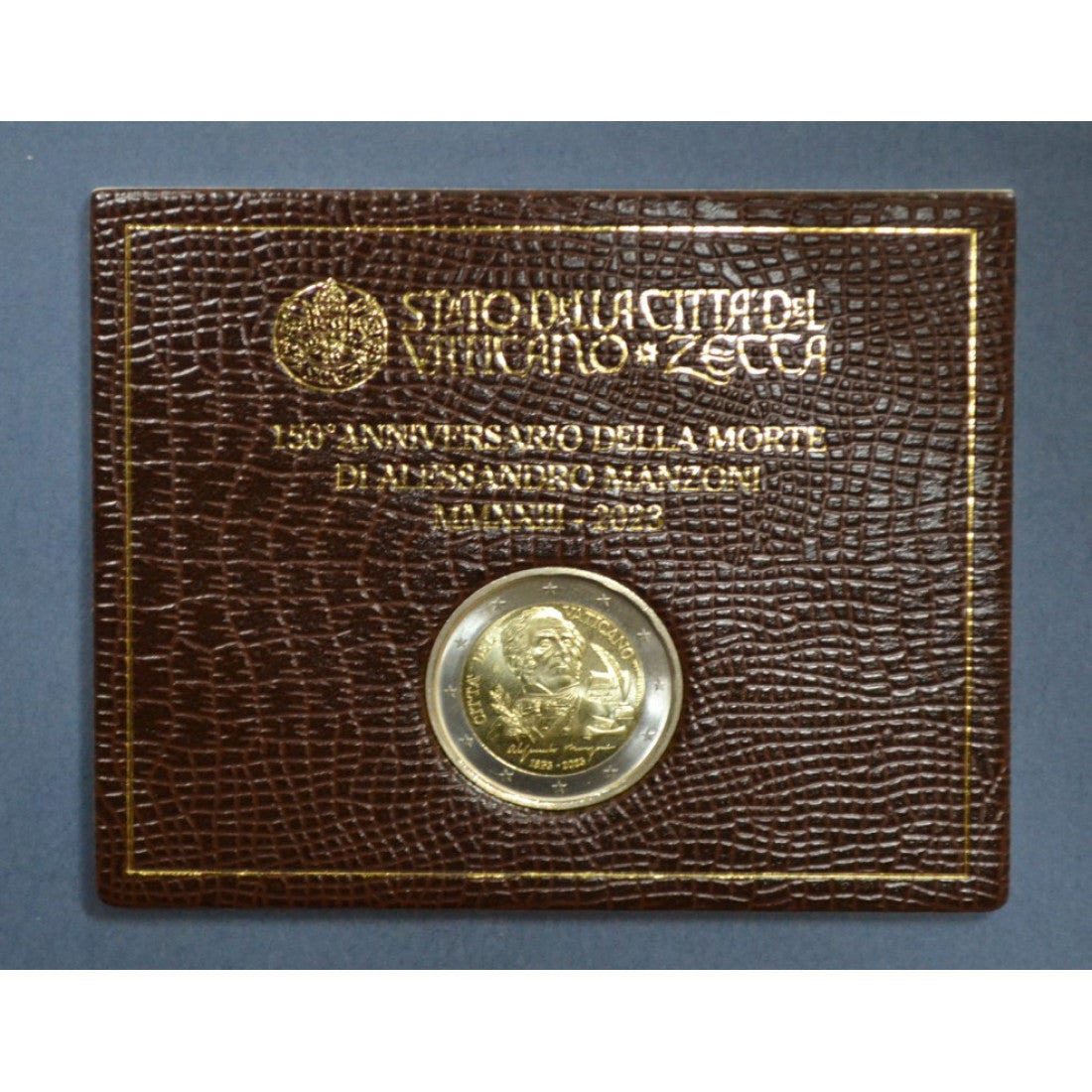 ΒΑΤΙΚΑΝΟ, 2023 - 2 ευρώ, 150 χρόνια από το θάνατο του Αλέξανδρου Μαντζόνι, BU