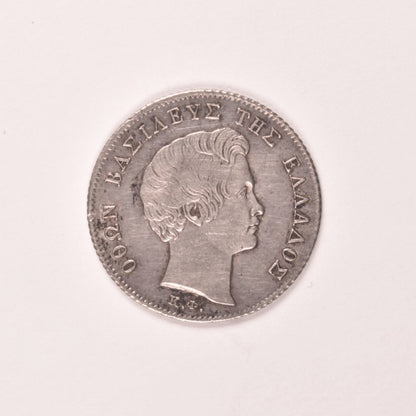 1834, 1/4 ΔΡΑΧΜΗ, VF