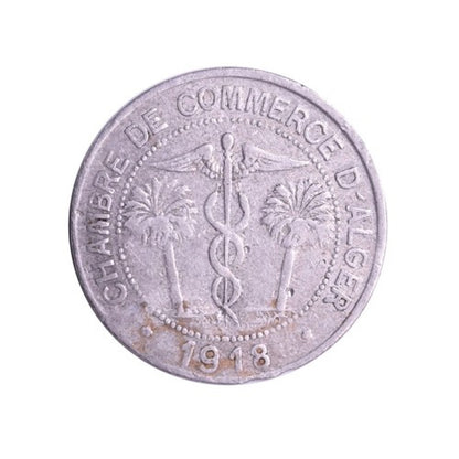 ΑΛΓΕΡΙΑ - Token 10 Centimes 1918, KM# TnA5, VF