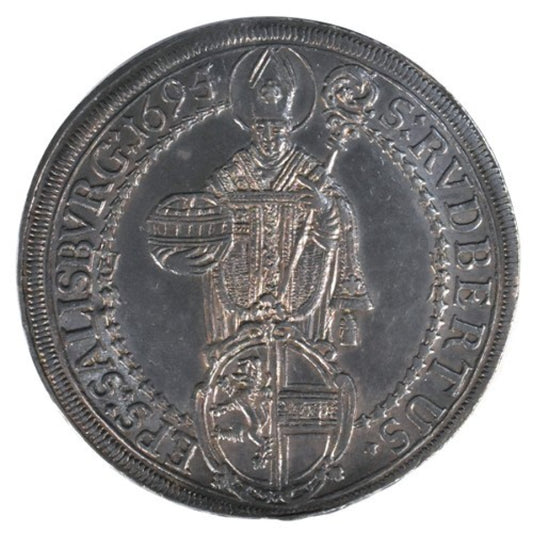 ΑΥΣΤΡΙΑΚΑ ΠΟΛΙΤΕΙΑ - ΣΑΛΤΣΜΠΟΥΡΓΚ, Τάλερ 1695 (Επισκοπική), XF-AU