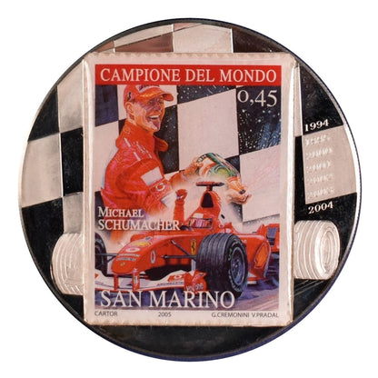 ΚΟΝΓΟ DEM. ΜΑΛΛΟΜΕΤΑΞΟ ΥΦΑΣΜΑ. - 10 Φράγκα 2007, Michael Schumacher, ΑΠΟΔΕΙΞΗ