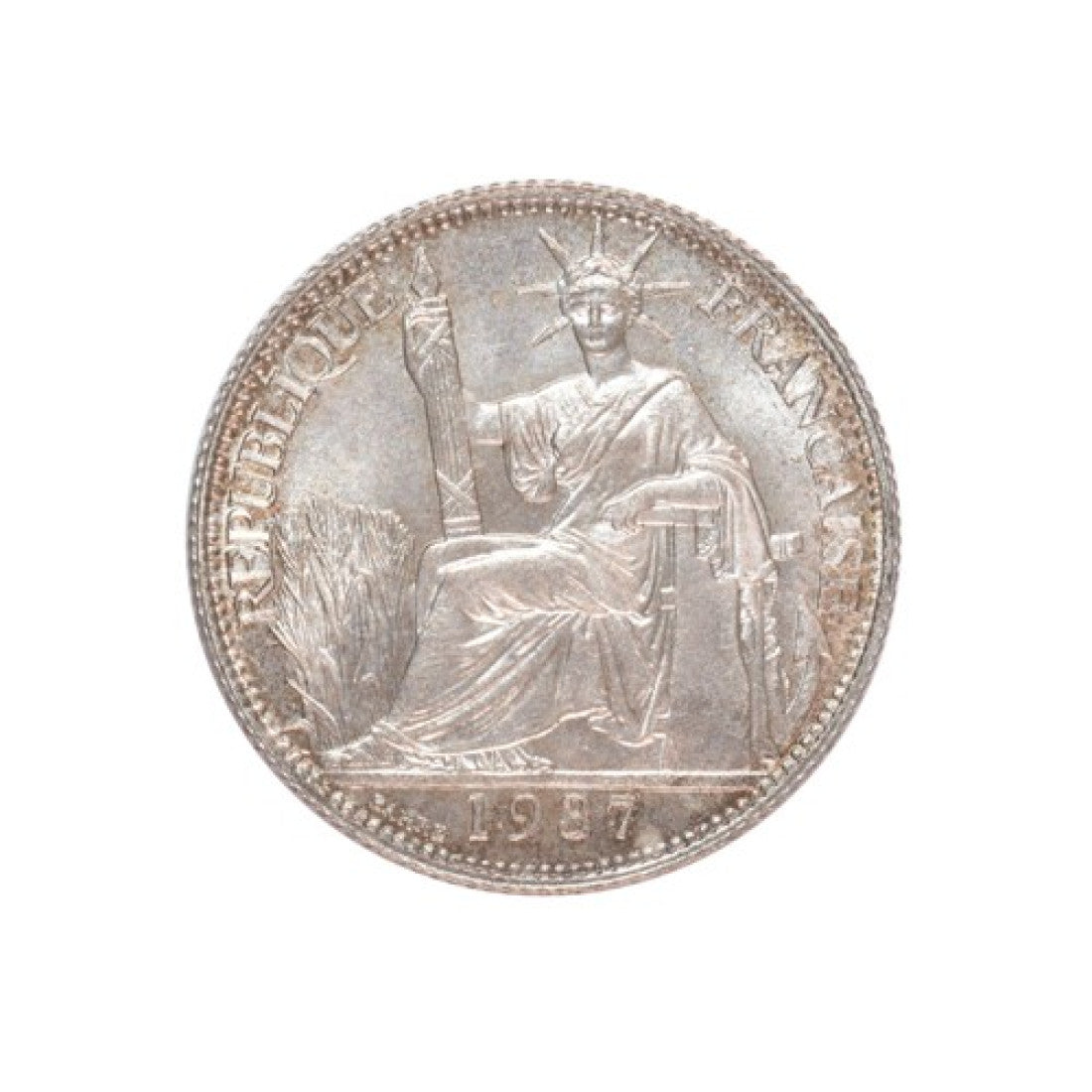 ΓΑΛΛΙΚΗ ΙΝΔΟΚΙΝΑ - 20 Cents 1937, UNC