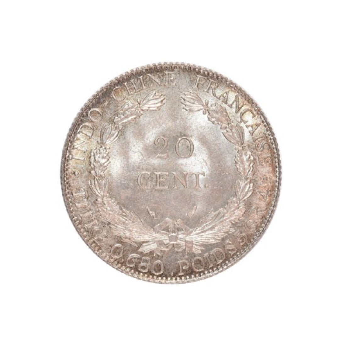 ΓΑΛΛΙΚΗ ΙΝΔΟΚΙΝΑ - 20 Cents 1937, UNC