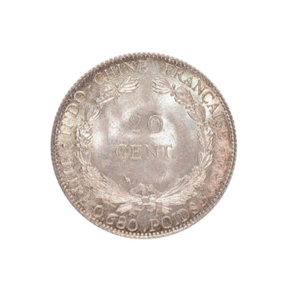 ΓΑΛΛΙΚΗ ΙΝΔΟΚΙΝΑ - 20 Cents 1937, UNC