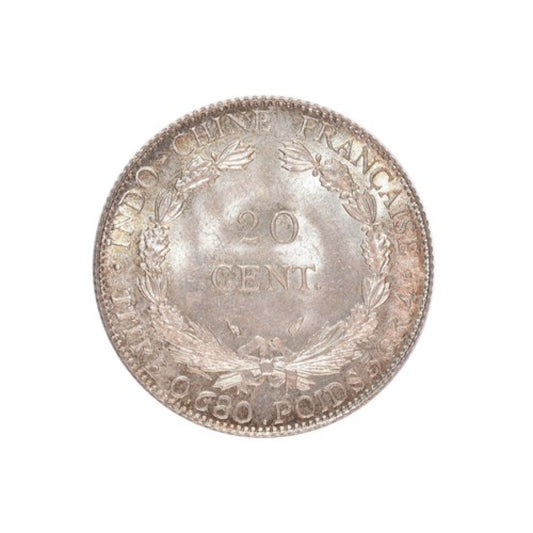 ΓΑΛΛΙΚΗ ΙΝΔΟΚΙΝΑ - 20 Cents 1937, UNC