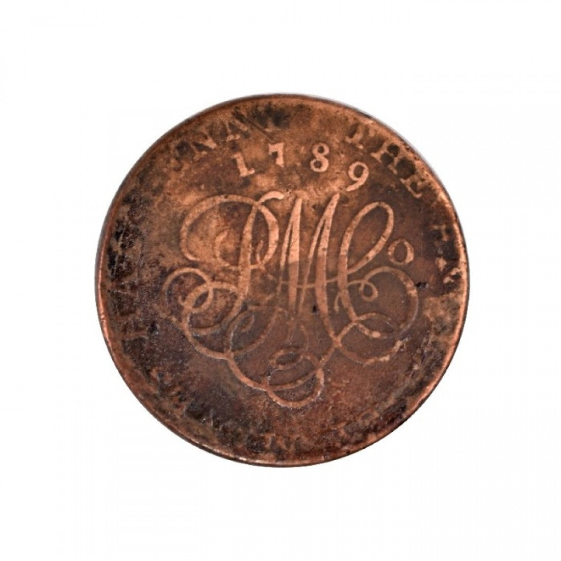 ΜΕΓΑΛΗ ΒΡΕΤΑΝΙΑ - 1789 Anglesey, 1/2 Penny Token, F