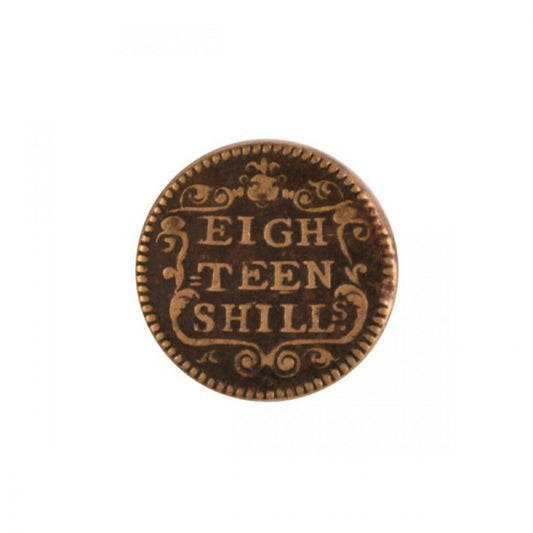 ΜΕΓΑΛΗ ΒΡΕΤΑΝΙΑ - περίπου 1750 Δεκαοκτώ Σελίνια - Βάρος νομίσματος Half Joe