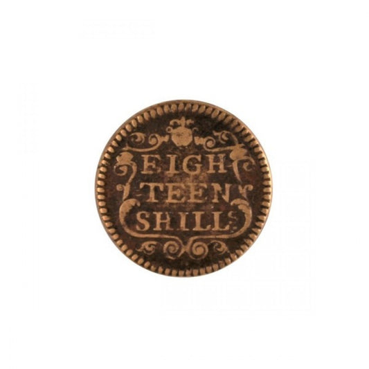 ΜΕΓΑΛΗ ΒΡΕΤΑΝΙΑ - περίπου 1750 Δεκαοκτώ Σελίνια - Βάρος νομίσματος Half Joe