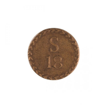 ΜΕΓΑΛΗ ΒΡΕΤΑΝΙΑ - περίπου 1750 18 σελίνια - βάρος κέρματος μισού Τζο