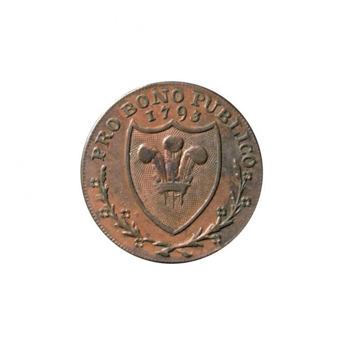 ΜΕΓΑΛΗ ΒΡΕΤΑΝΙΑ, 1793 South Wales Farthing, Pro Bono Publico