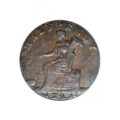 ΜΕΓΑΛΗ ΒΡΕΤΑΝΙΑ - 1791 Warwickshire, 1/2 Penny Token, F