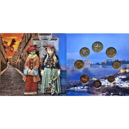 2018 - Blister - Ρόδος, σειρά ευρώ