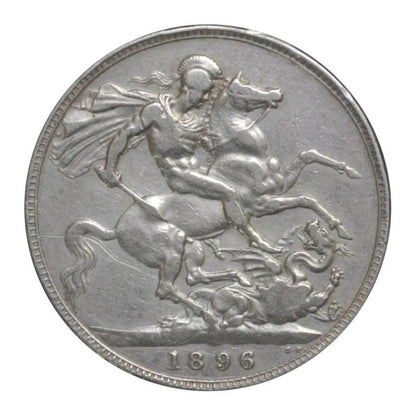 ΜΕΓΑΛΗ ΒΡΕΤΑΝΙΑ - Crown 1896 LX, VF, KM# 783