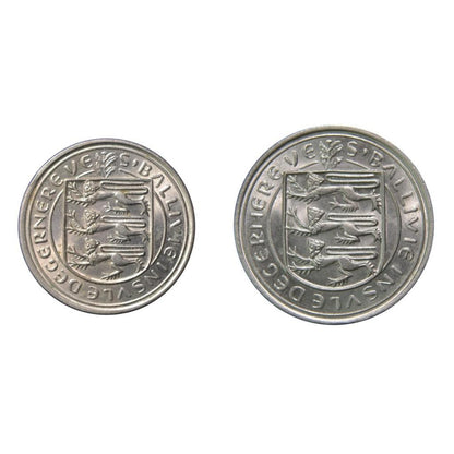 GUERNESEY, 5,10 New Pence 1968, KM# 29-24, UNC