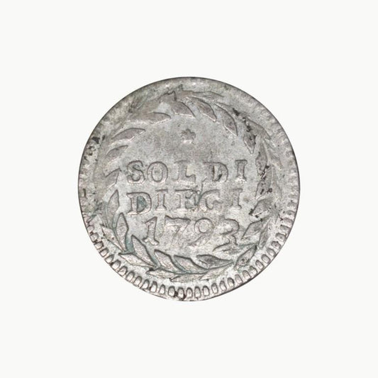 ΙΤΑΛΙΚΑ ΚΡΑΤΗ ΓΕΝΟΥΑ 10 Soldi 1793