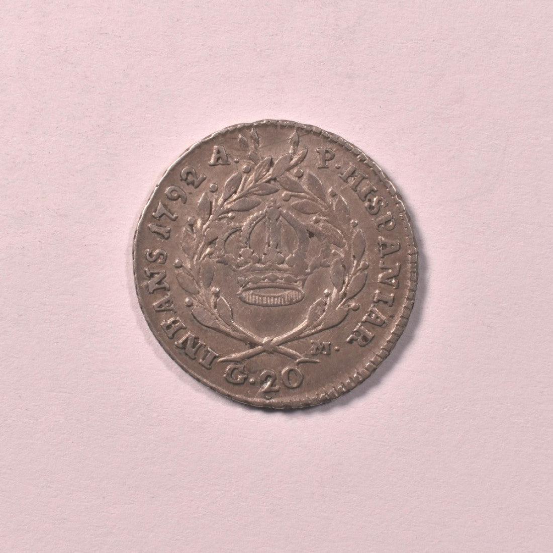 ΙΤΑΛΙΚΕΣ ΠΟΛΙΤΕΙΕΣ - ΝΑΠΟΛΗ & ΣΙΚΕΛΙΑ, 20 Grana(Tari) 1792, VF+