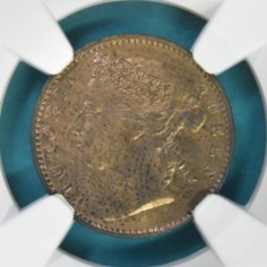 ΜΑΥΡΙΚΙΟΣ - 1 Cent 1882 H, NGC MS63 RB