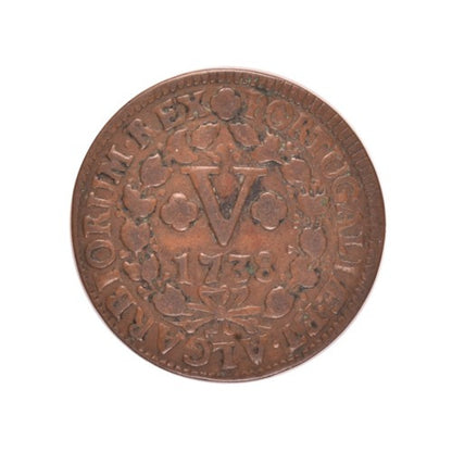 ΠΟΡΤΟΓΑΛΙΑ - 5 Reis 1738, XF