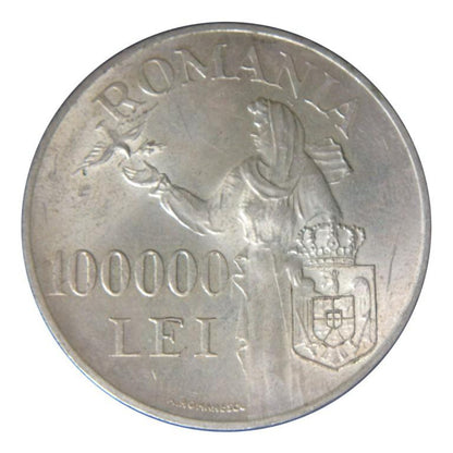 ΡΟΥΜΑΝΙΑ - 10000 Lei 1946, AU, KM# 71
