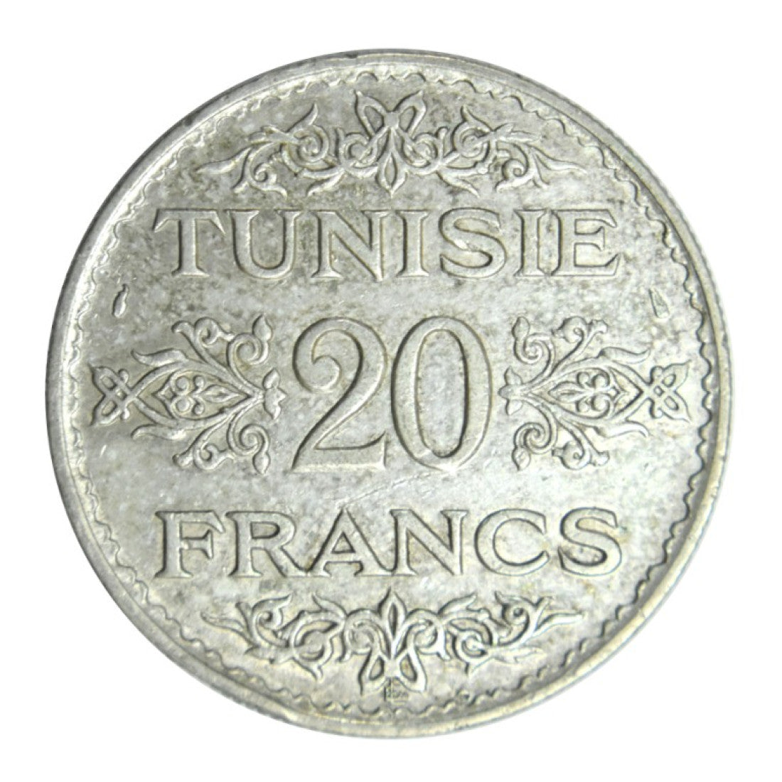 TUNISIA, 20 Francs 1353 (1935) XF-AU, km# 263